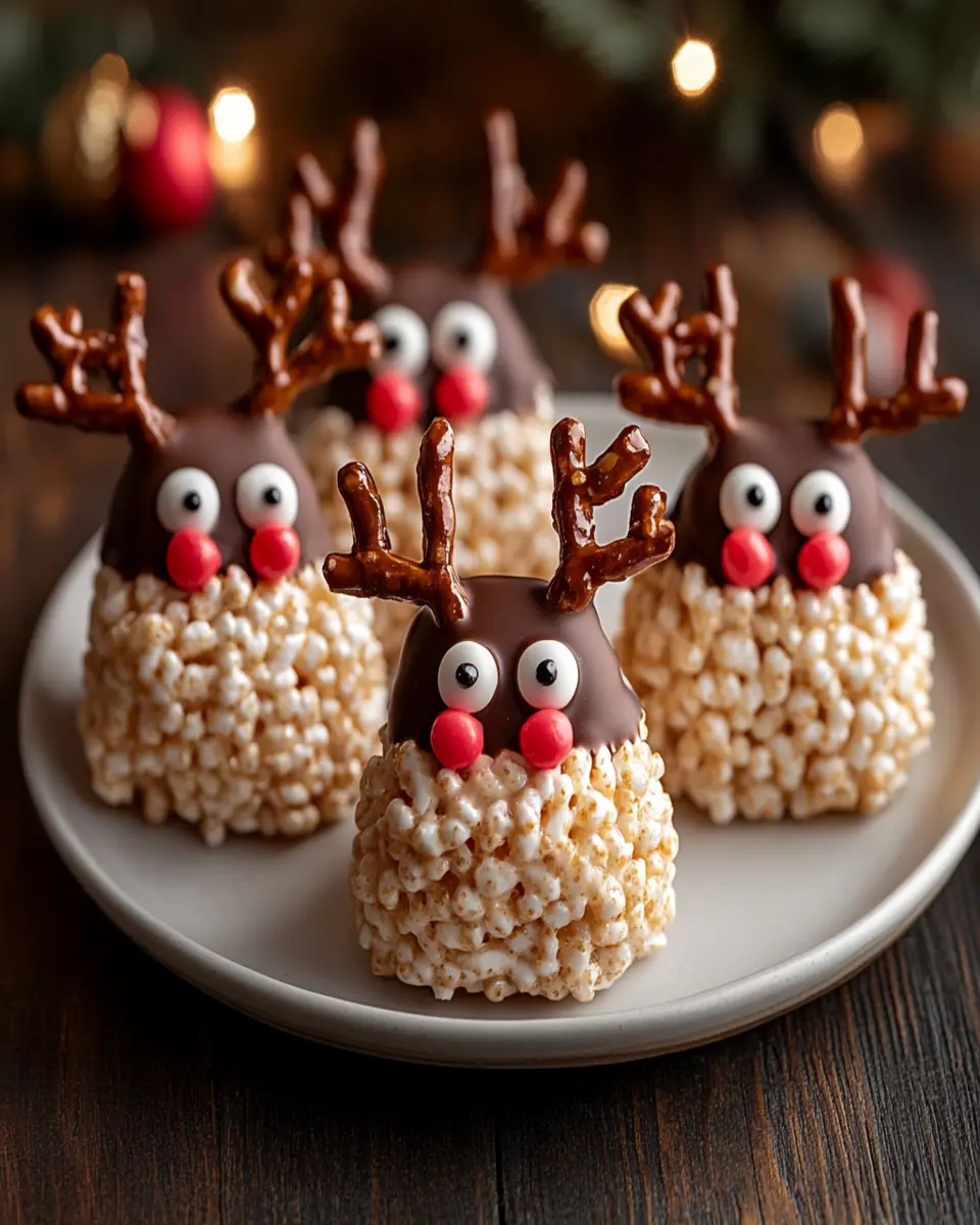 Rice Krispie Reindeer Treats First Image First Image