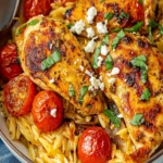 Greek Chicken with Orzo Pasta Recipe First Image First Image