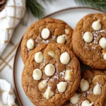 Bakery Style Gingerbread White Chocolate Chip Cookies First Image First Image