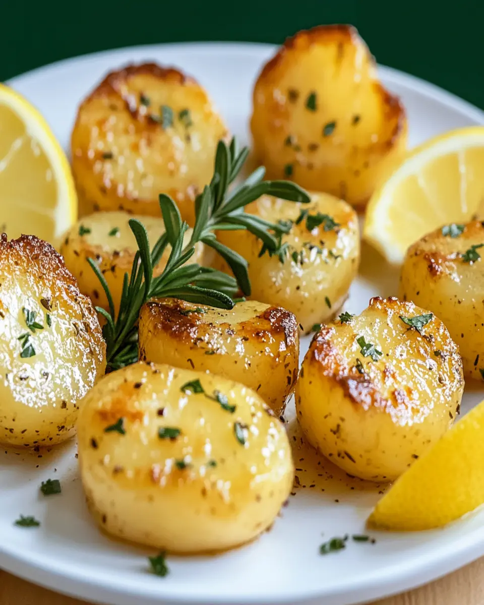 Lemon Herb Roasted Potato Nuggets Recipe First Image First Image