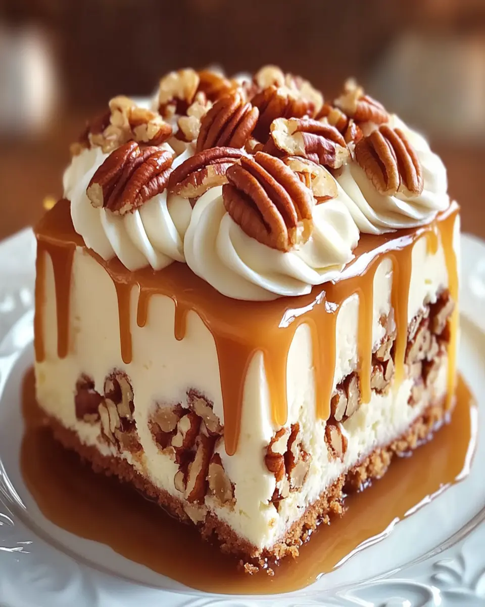 Irresistible Butter Pecan Praline Poke Cake for Sweet Moments First Image First Image