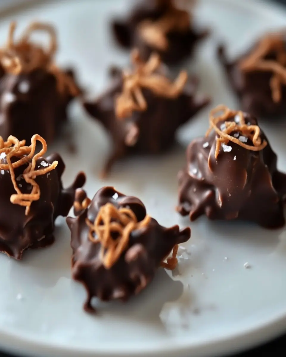 Easy Chocolate Haystacks Recipe First Image First Image