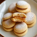 Dulce de Leche (Caramel) Filled Shortbread Cookies First Image First Image