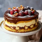 Boston Cream Pie Made Easy with Cake Mix Delight First Image First Image