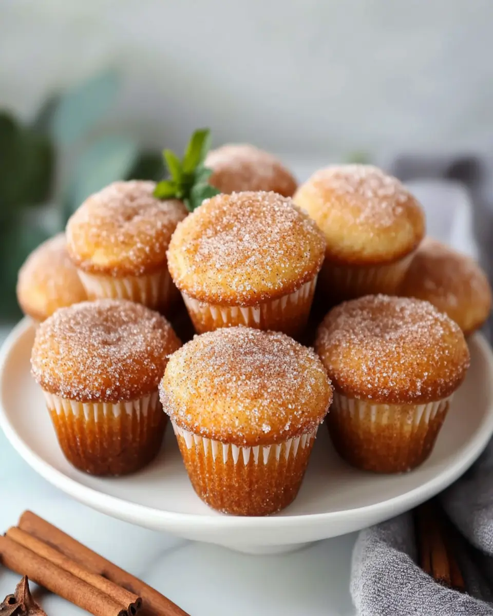 Cinnamon Sugar Donut Muffins First Image First Image