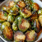 Irresistible Miso Butter Roasted Brussels Sprouts Recipe First Image First Image