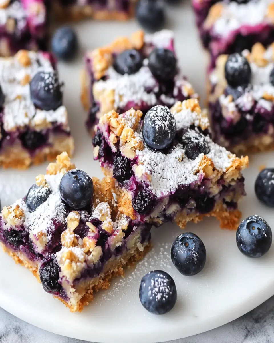 Blueberry Oatmeal Bars First Image First Image