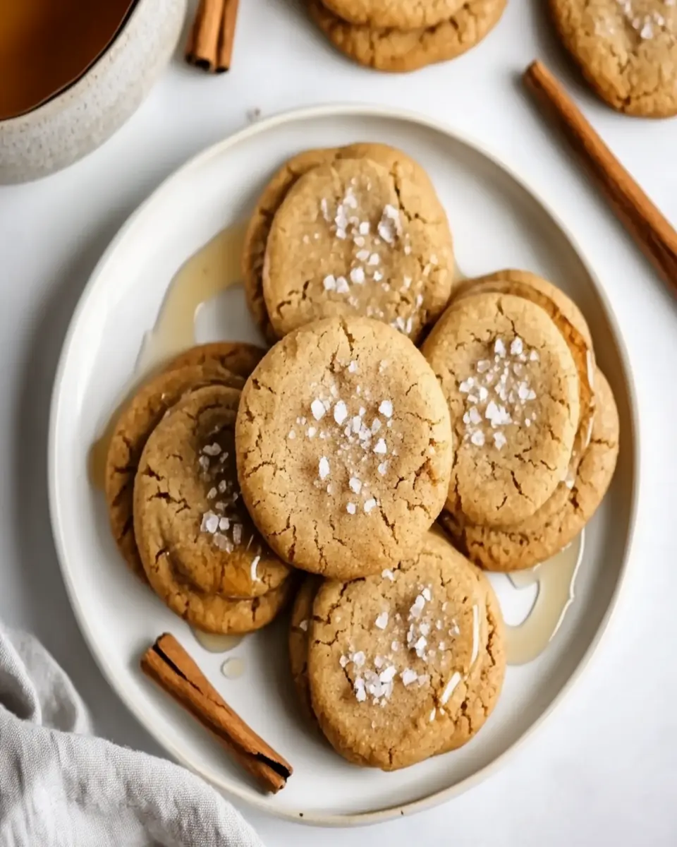 Salted Honey Cinnamon Cookies: Cozy Homemade Cookie Recipe First Image First Image