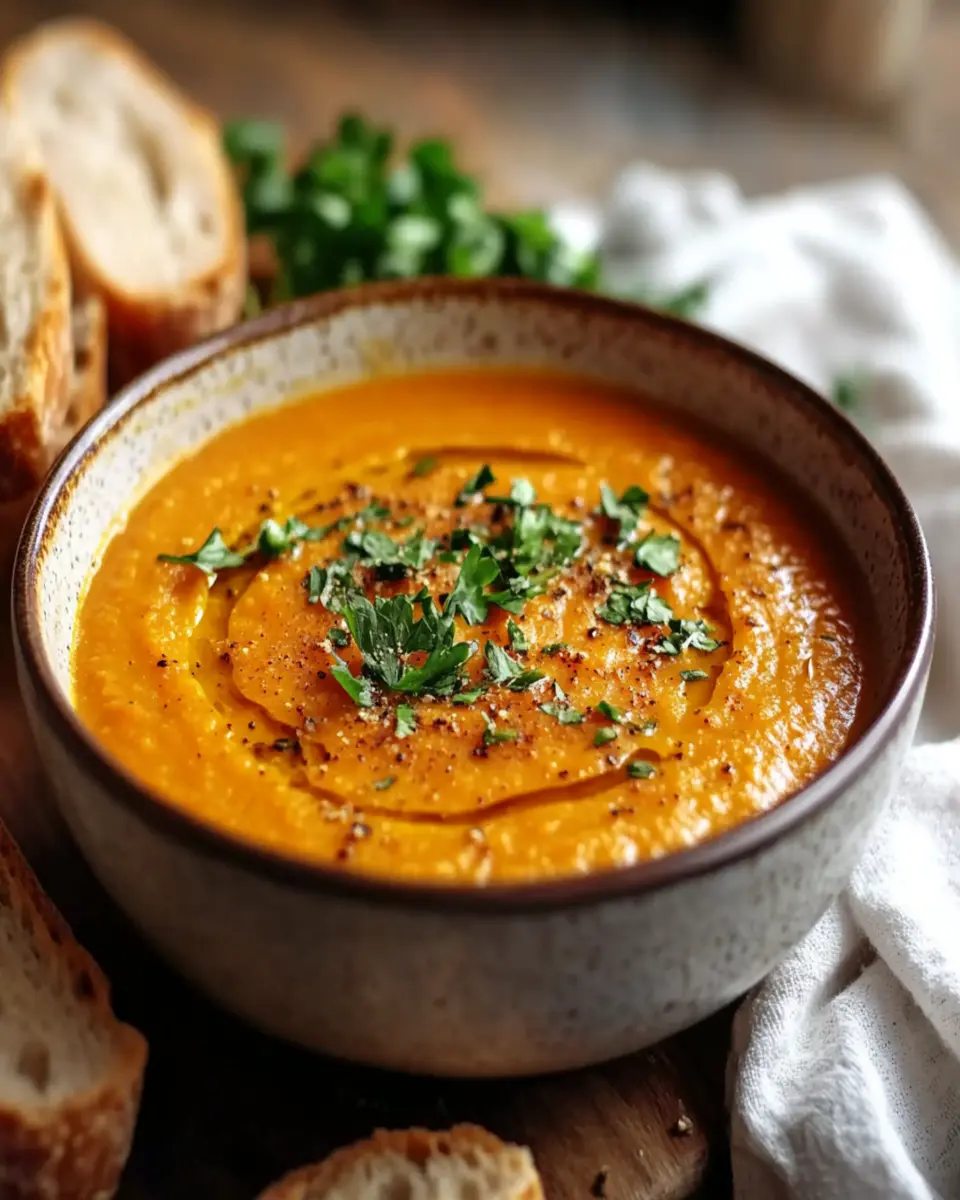 Red Lentil and Carrot Soup First Image First Image