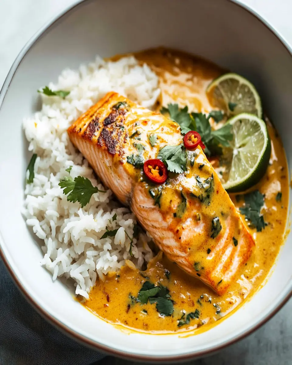 Coconut Salmon Curry First Image First Image