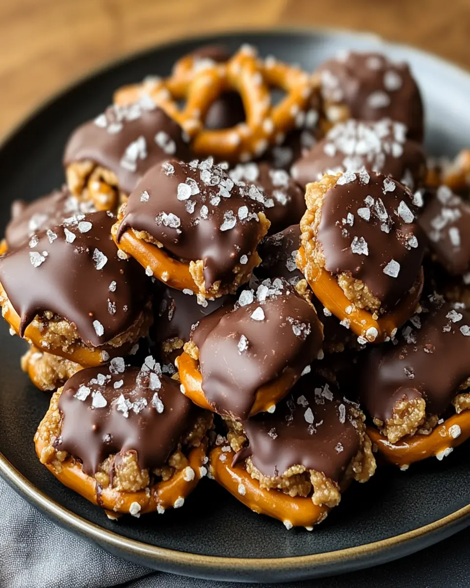 10-Minute Peanut Butter Pretzel Clusters That Will Wow You First Image First Image