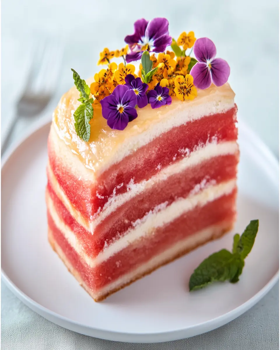 Fresh Watermelon Cake: Your Ultimate Summer Showstopper First Image First Image