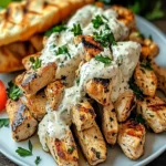 Savory Chicken Shawarma with Garlic Sauce in Minutes First Image First Image