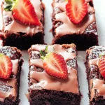 Indulge in Decadent Strawberry Brownies Recipe Today! First Image First Image