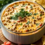 Irresistible Crockpot Rotel Dip with Ground Beef Recipe First Image First Image