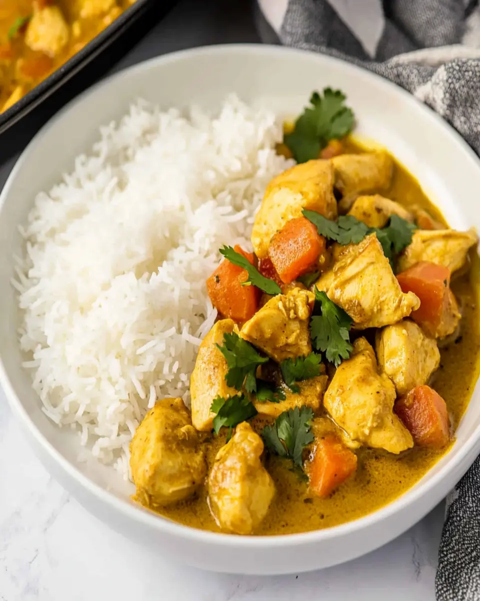 Slow Cooker Chicken Curry First Image First Image