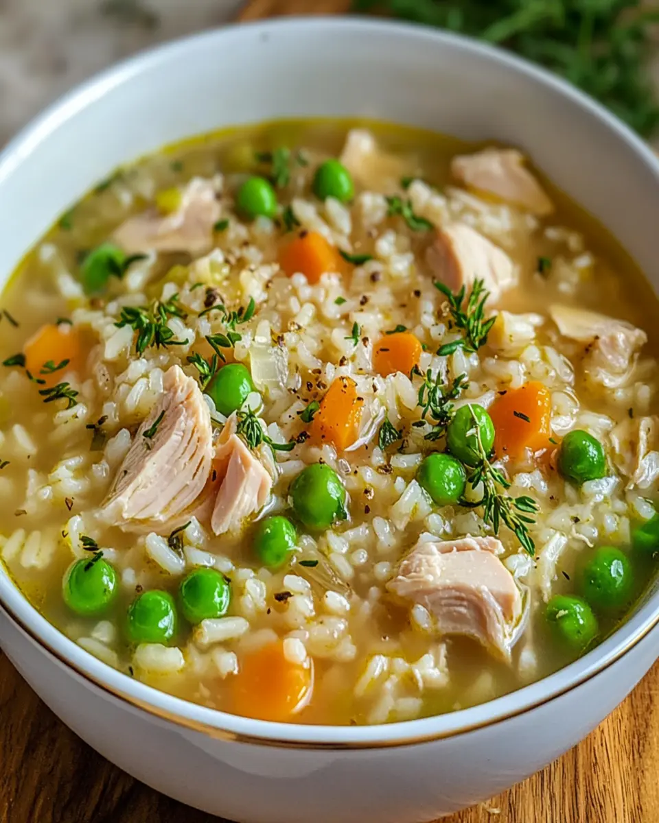 Turkey Rice Soup Bowl First Image First Image