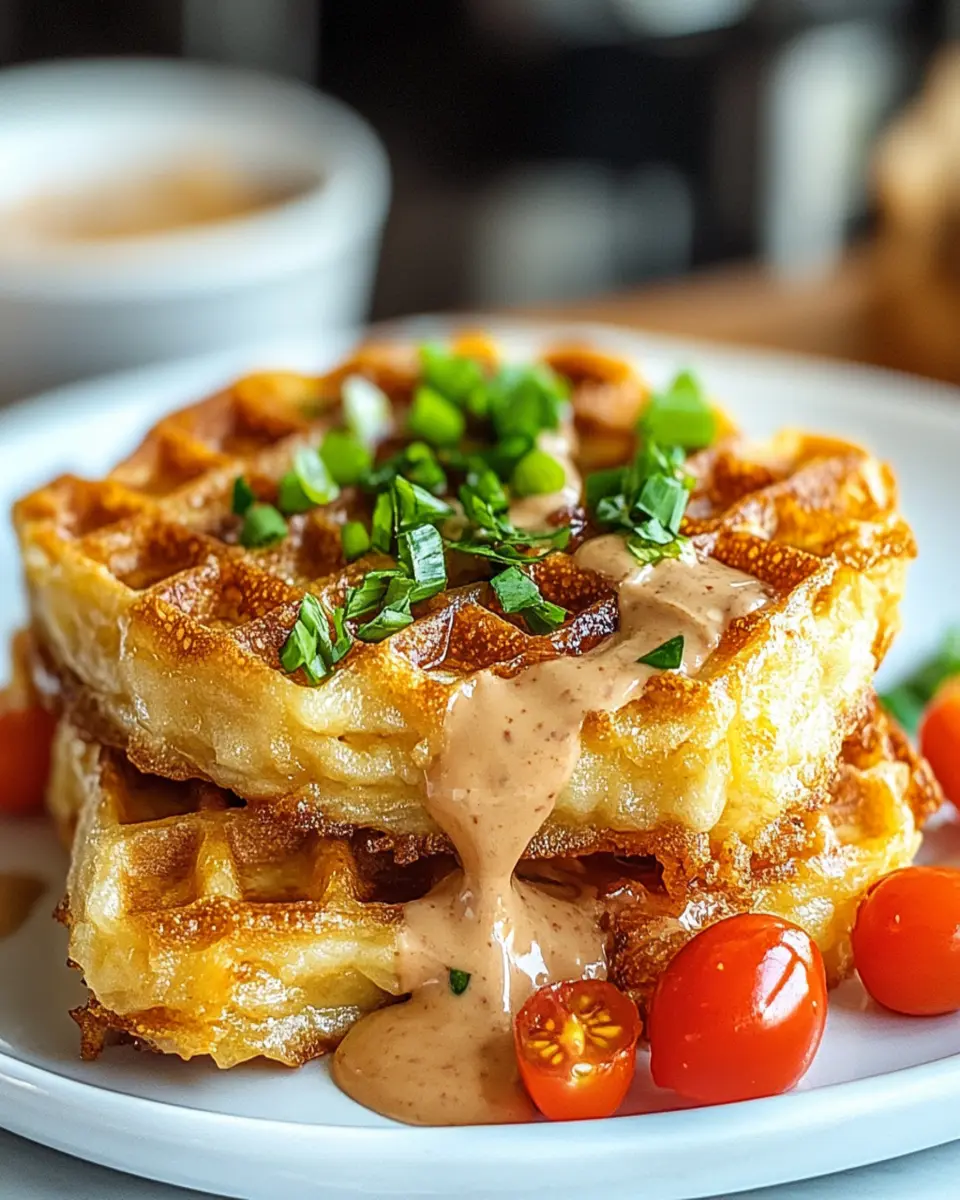 Savory Hashbrown Chaffle First Image First Image