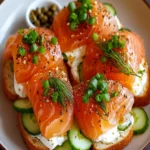 Smoked Salmon and Cream Cheese Sandwiches First Image First Image