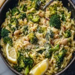 Broccoli Orzo with White Beans, Lemon and Parmesan First Image First Image