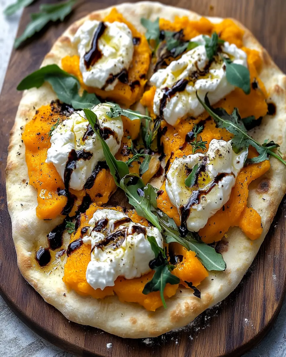 Indulge in Pumpkin Burrata Flatbread: A Cozy Delight First Image First Image