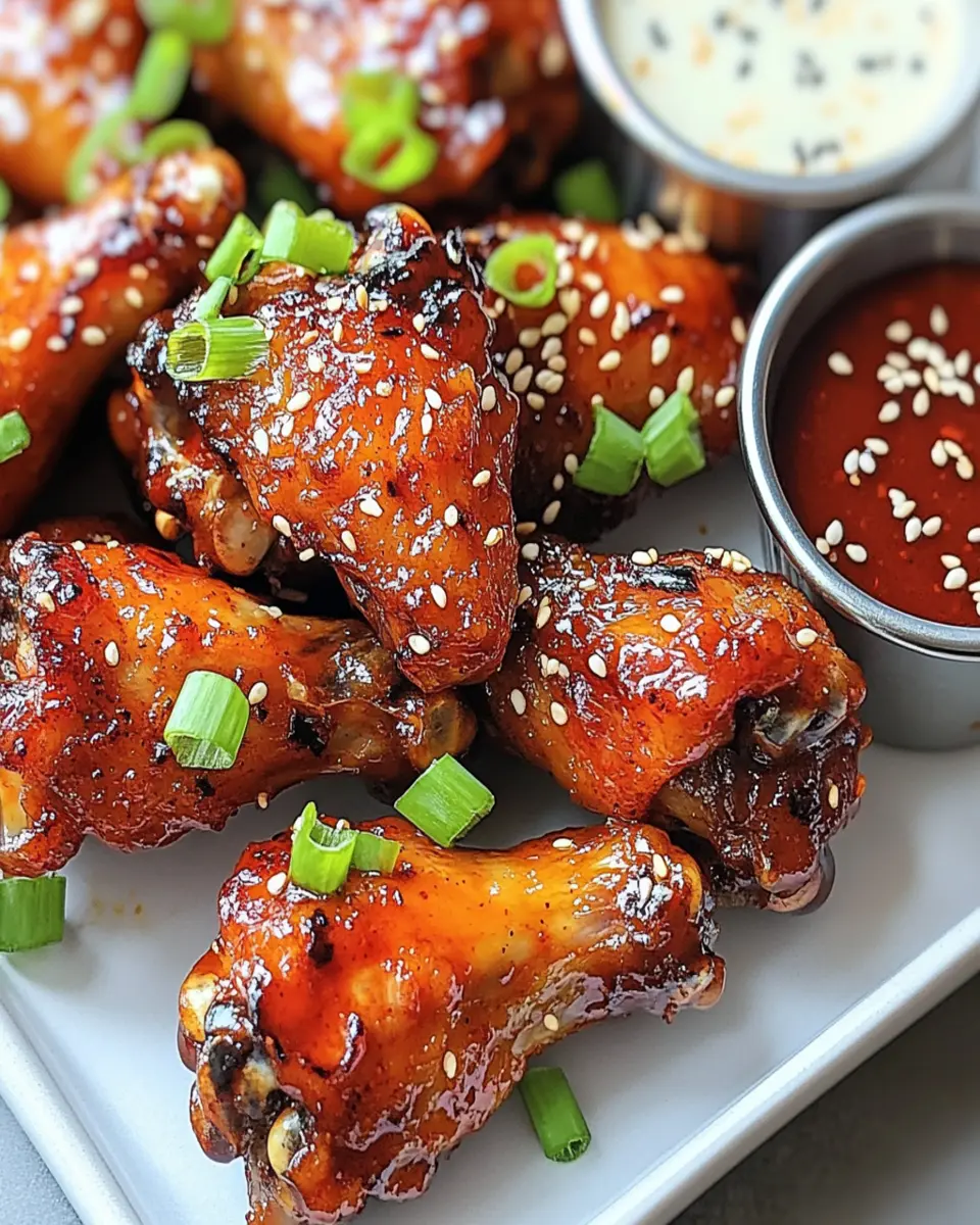 Irresistible Korean Gochujang Wings for Game Day Fun First Image First Image