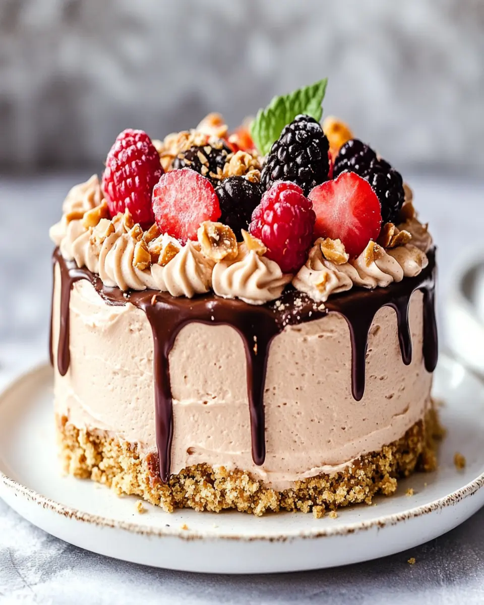 Mini Keto Peanut Butter Chocolate Cake First Image First Image