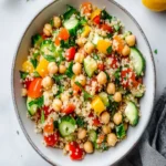 Non-Alcoholic Ale Quinoa Chickpea Salad with Lemon Vinaigrette First Image First Image