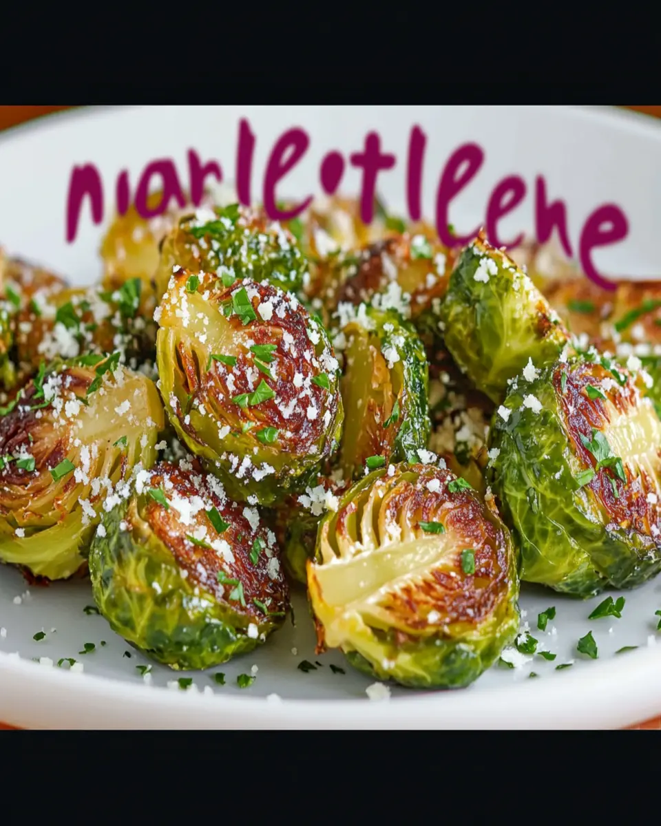 Crispy Garlic Parmesan Brussels Sprouts First Image First Image