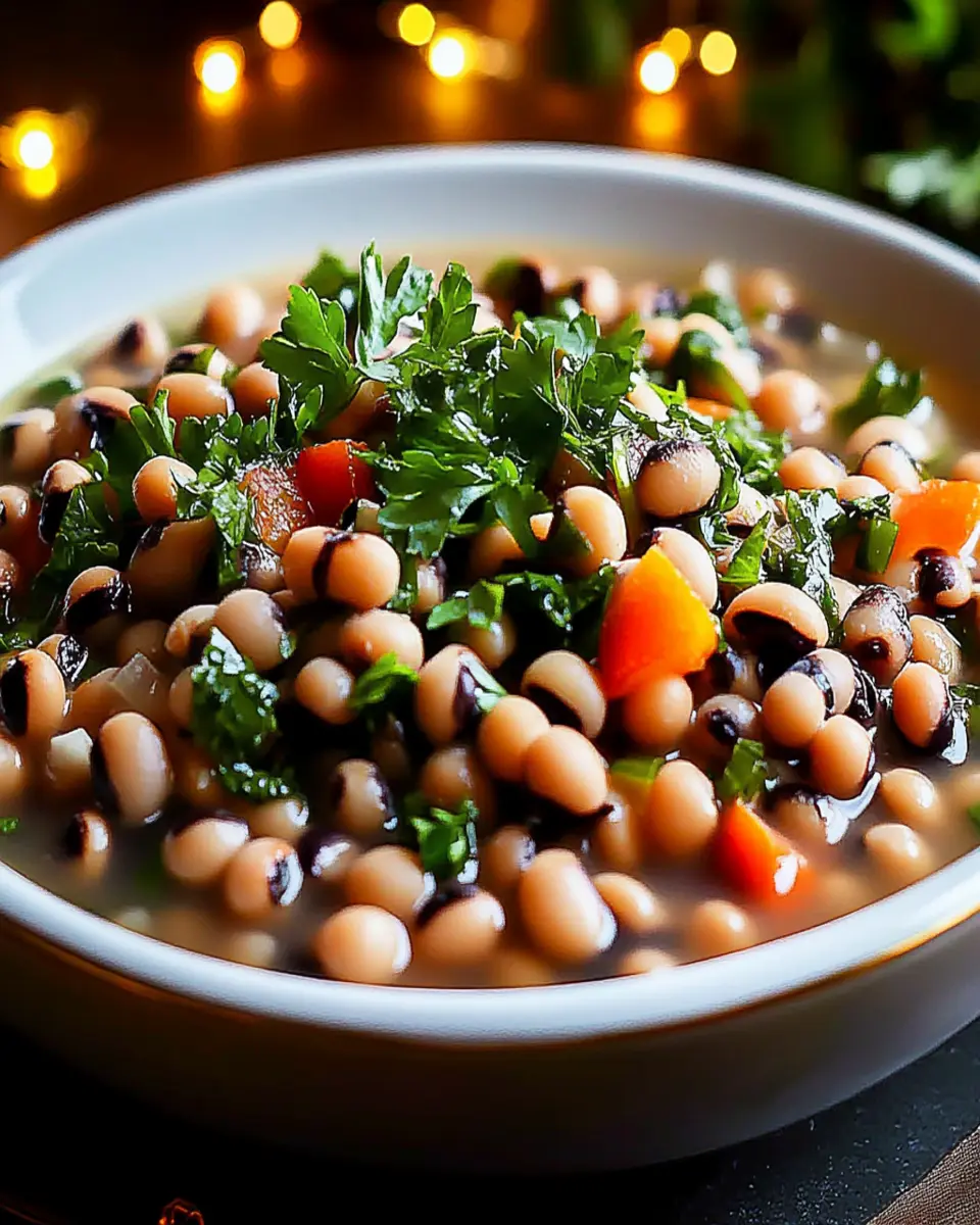 Magical Classic New Year Black Eyed Peas Recipe First Image First Image