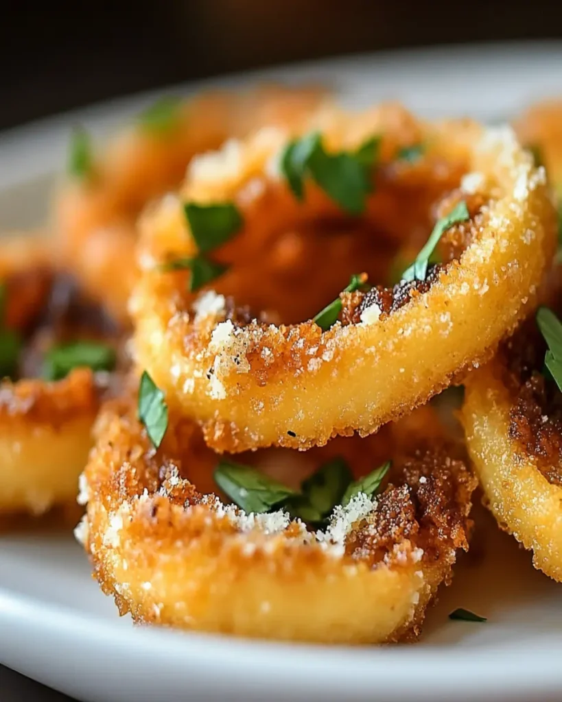 Crispy Parmesan Onion Ring Chips First Image First Image