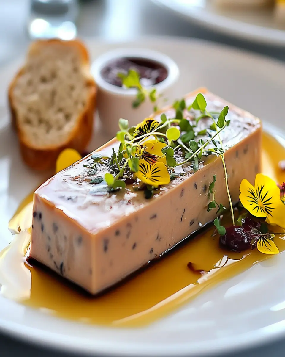 Decadent Foie Gras Terrine Recipe for Special Occasions First Image First Image