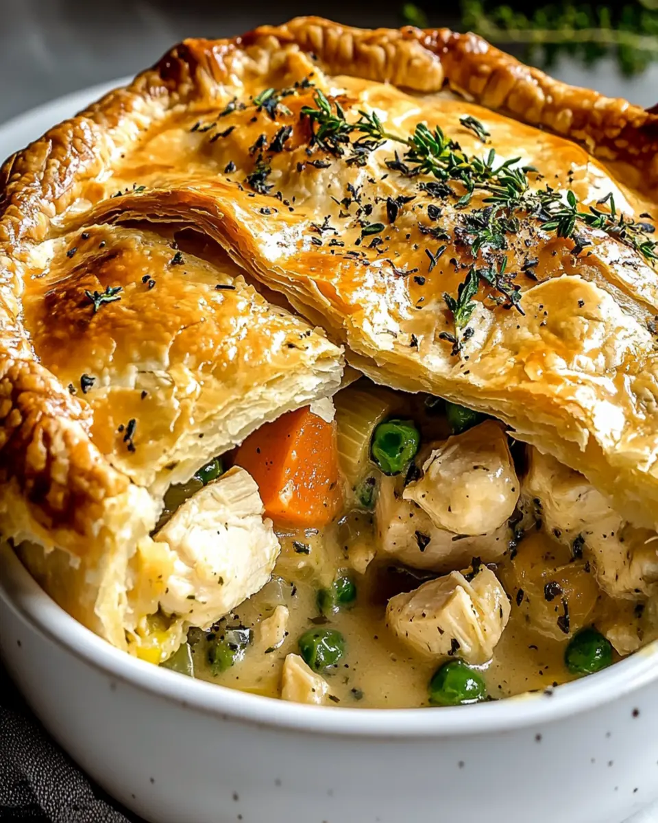 Delicious Herb Butter Chicken Pot Pie Recipe to Savor First Image First Image