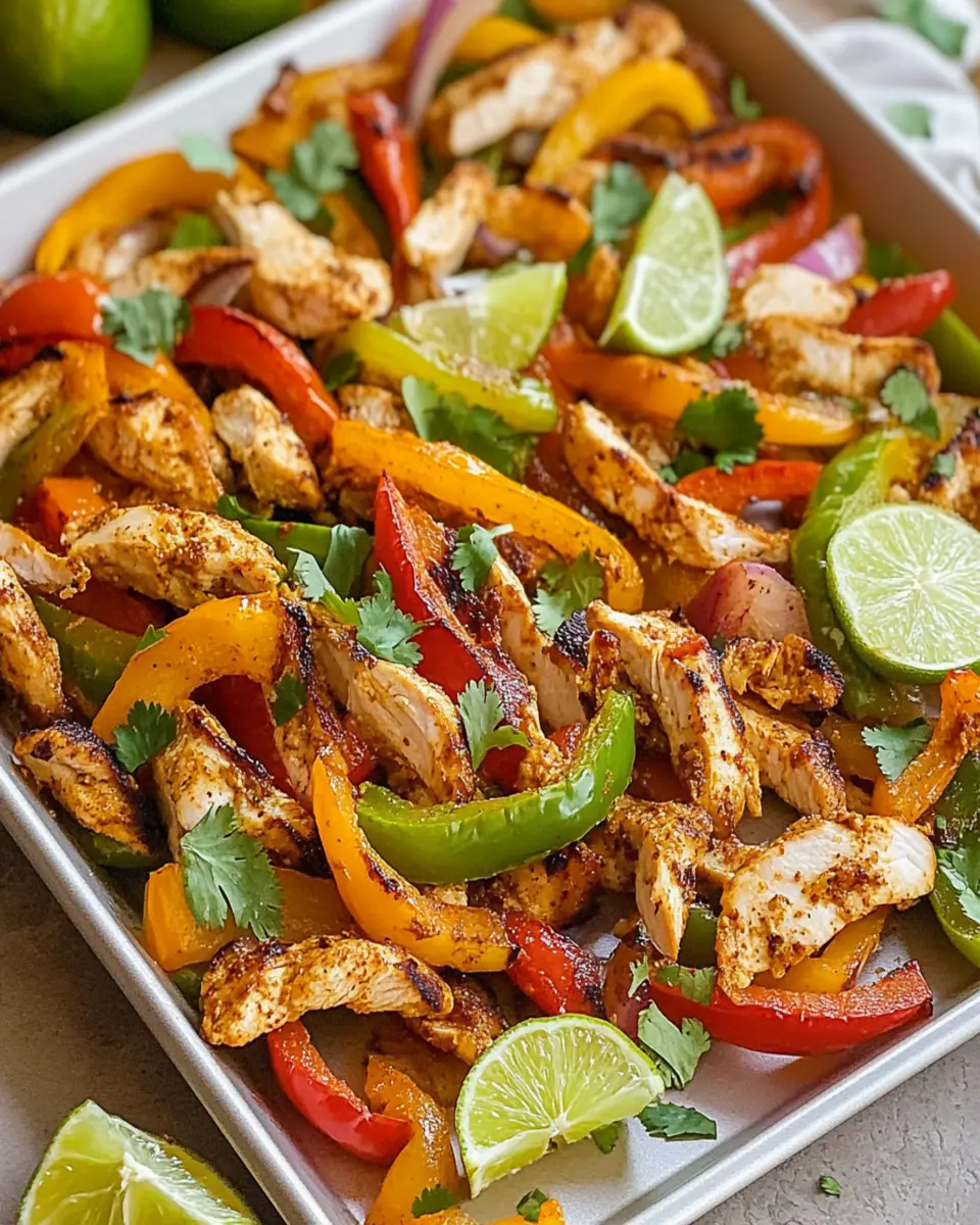 Easy Sheet Pan Lazy Fajitas for a Flavorful Fiesta First Image First Image