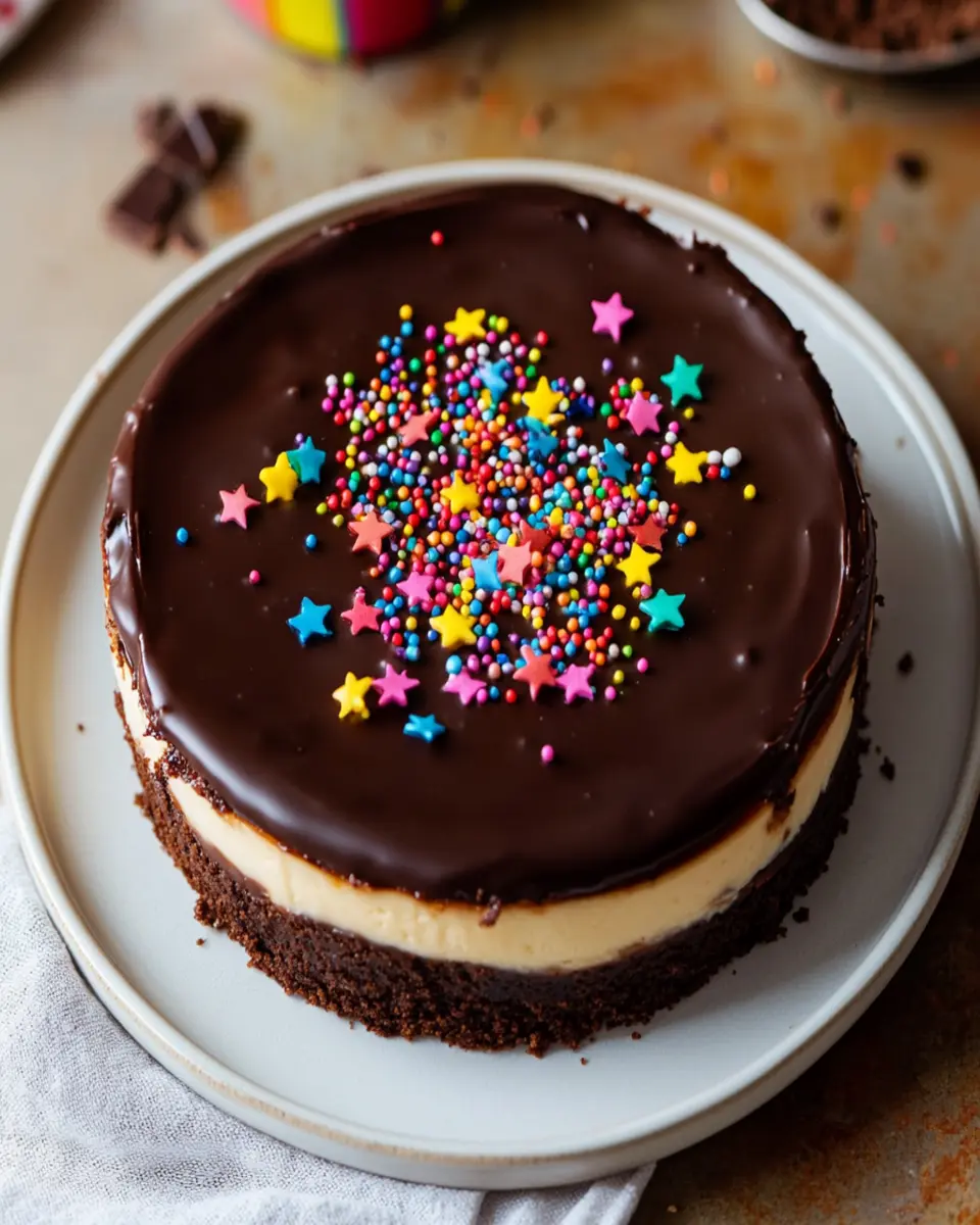 Cosmic Brownie Cheesecake First Image First Image