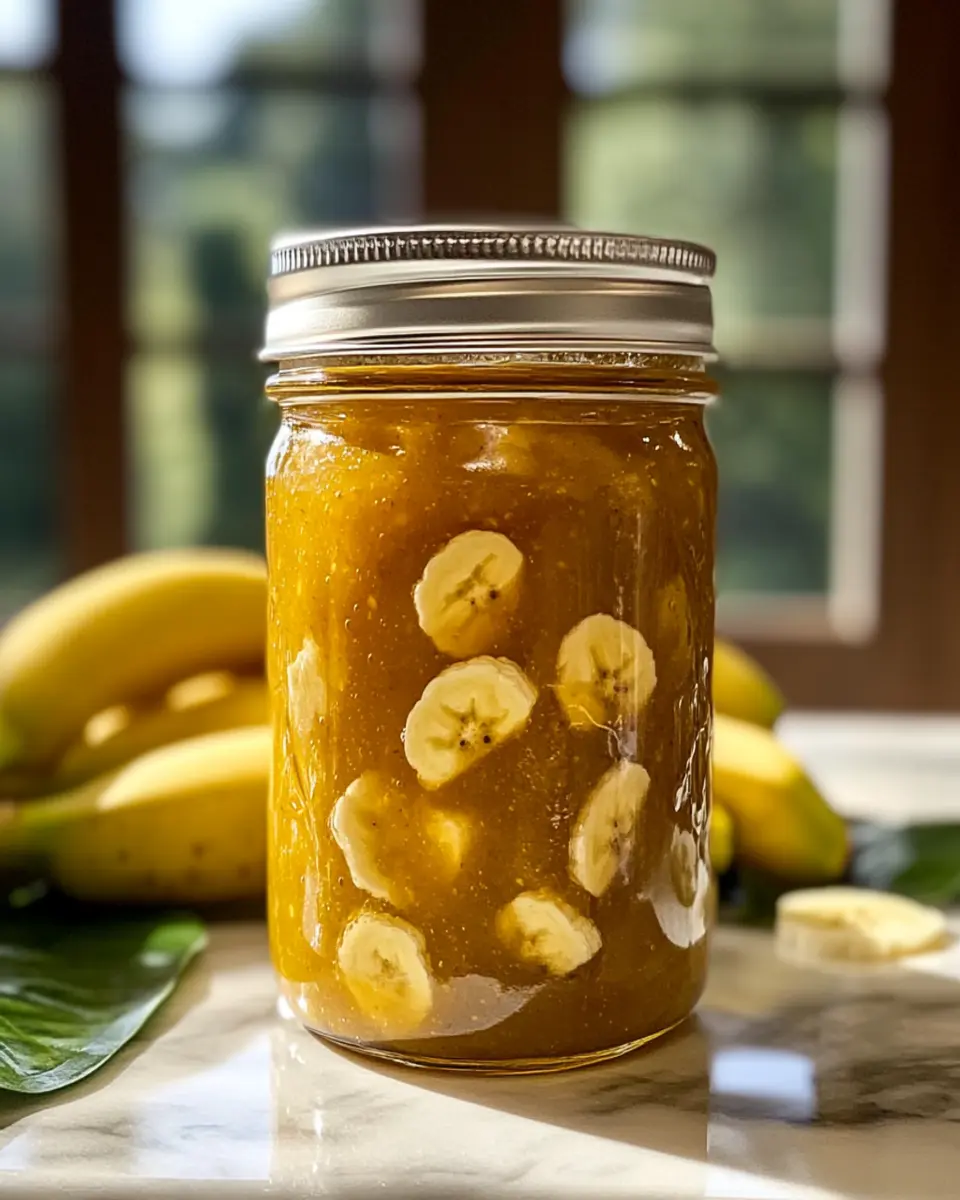 Drunken Monkey Banana Rum Jam: A Irresistible Sweet Treat First Image First Image