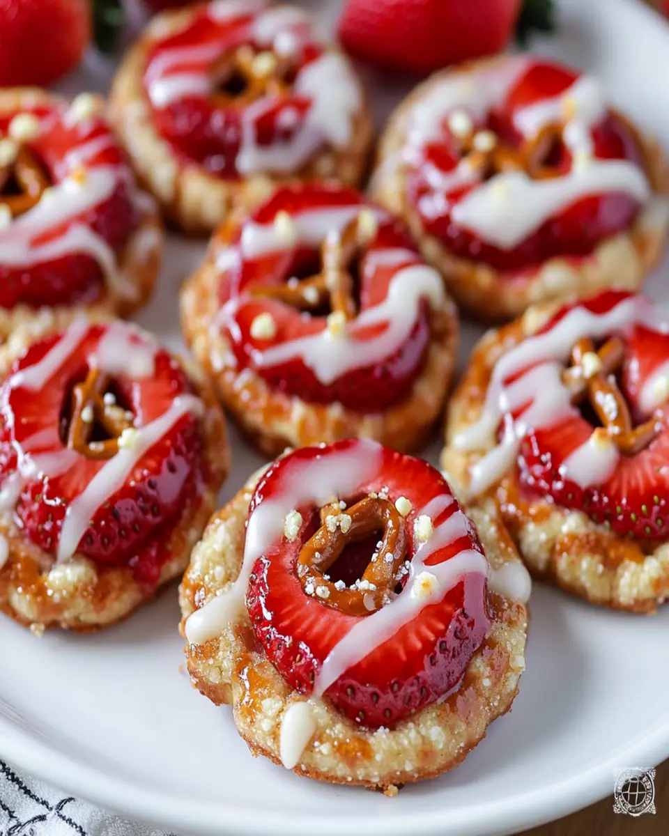 Strawberry Pretzel Cookies First Image First Image