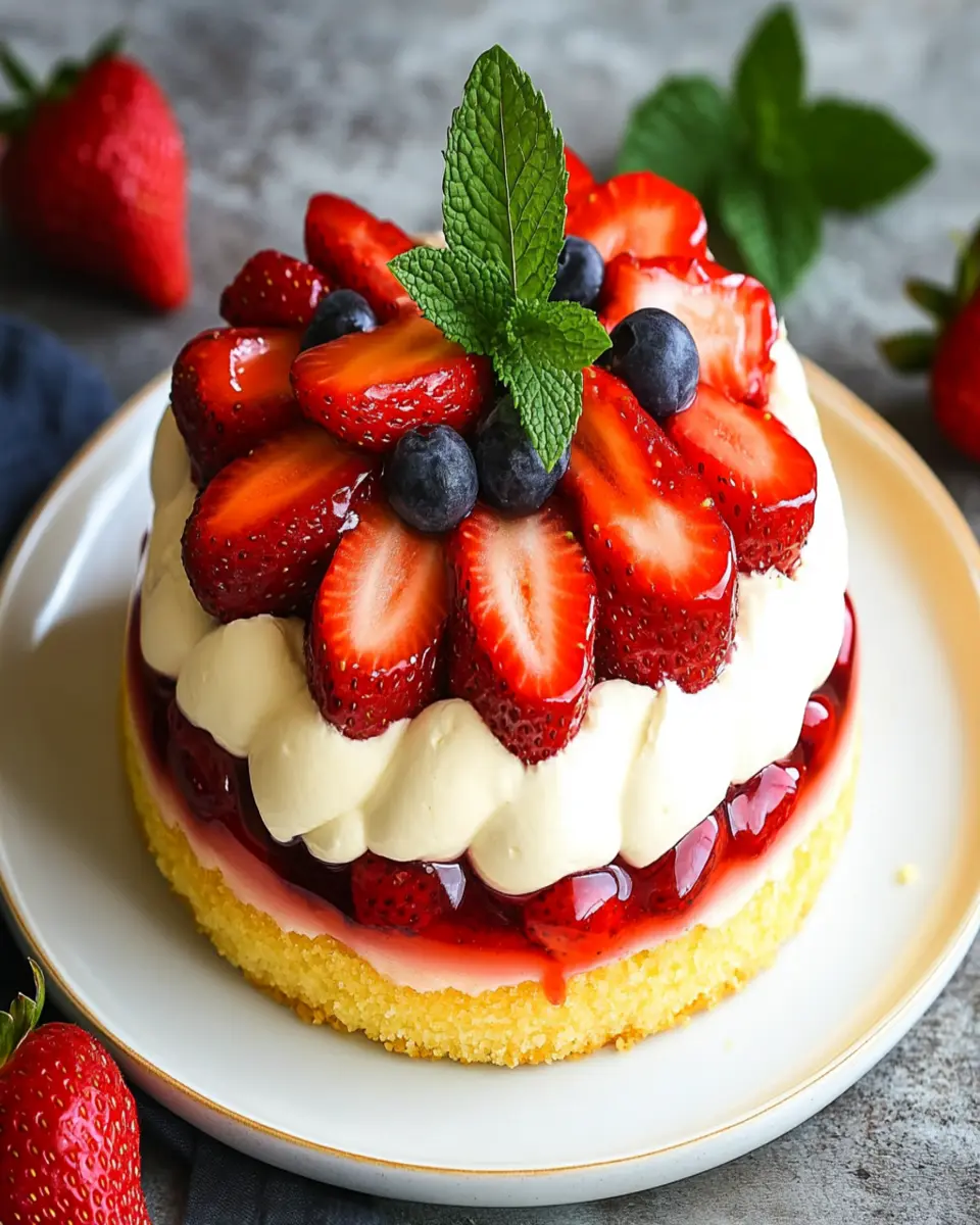 Low Carb Strawberry Shortcake First Image First Image