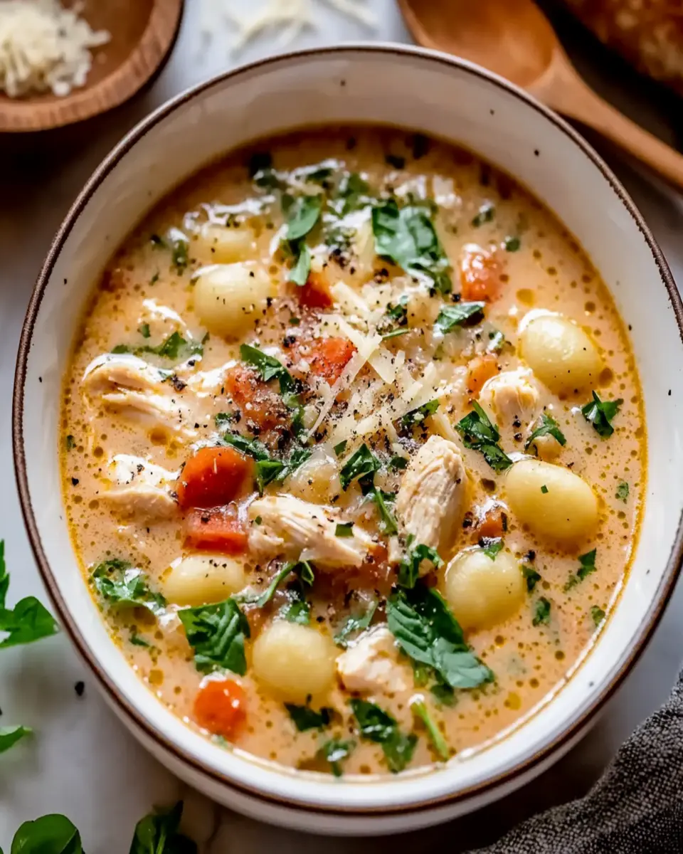 Italian Chicken Gnocchi Soup First Image First Image