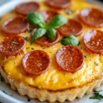 Pepperoni Pizza Quiche First Image First Image