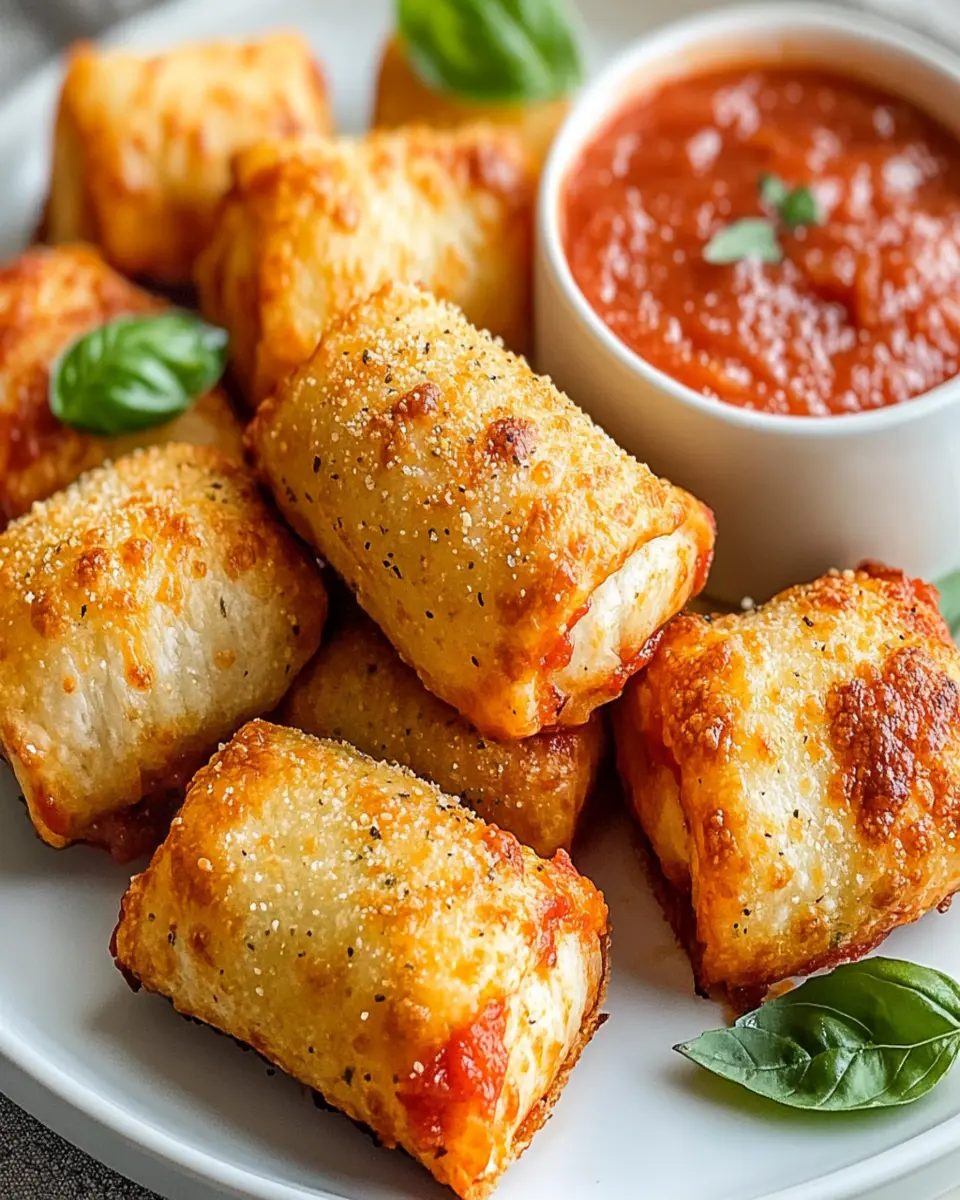 Crispy Air Fryer Pizza Rolls: A Delicious Snack Delight! First Image First Image