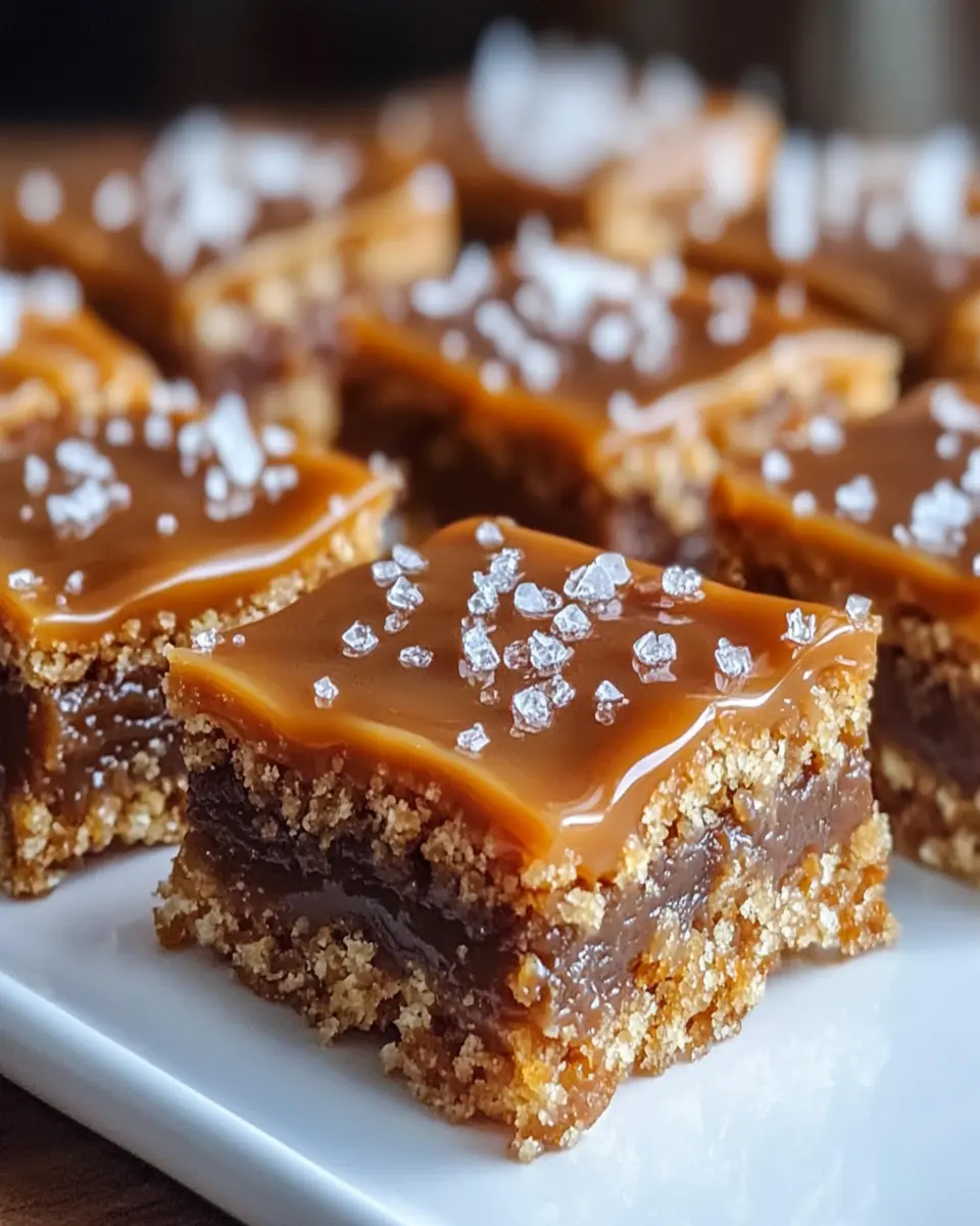Caramel Pretzel Crack Bars First Image First Image