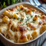 BAKED CHICKEN ALFREDO ZITI: Discover the Ultimate Comfort Dish! First Image First Image