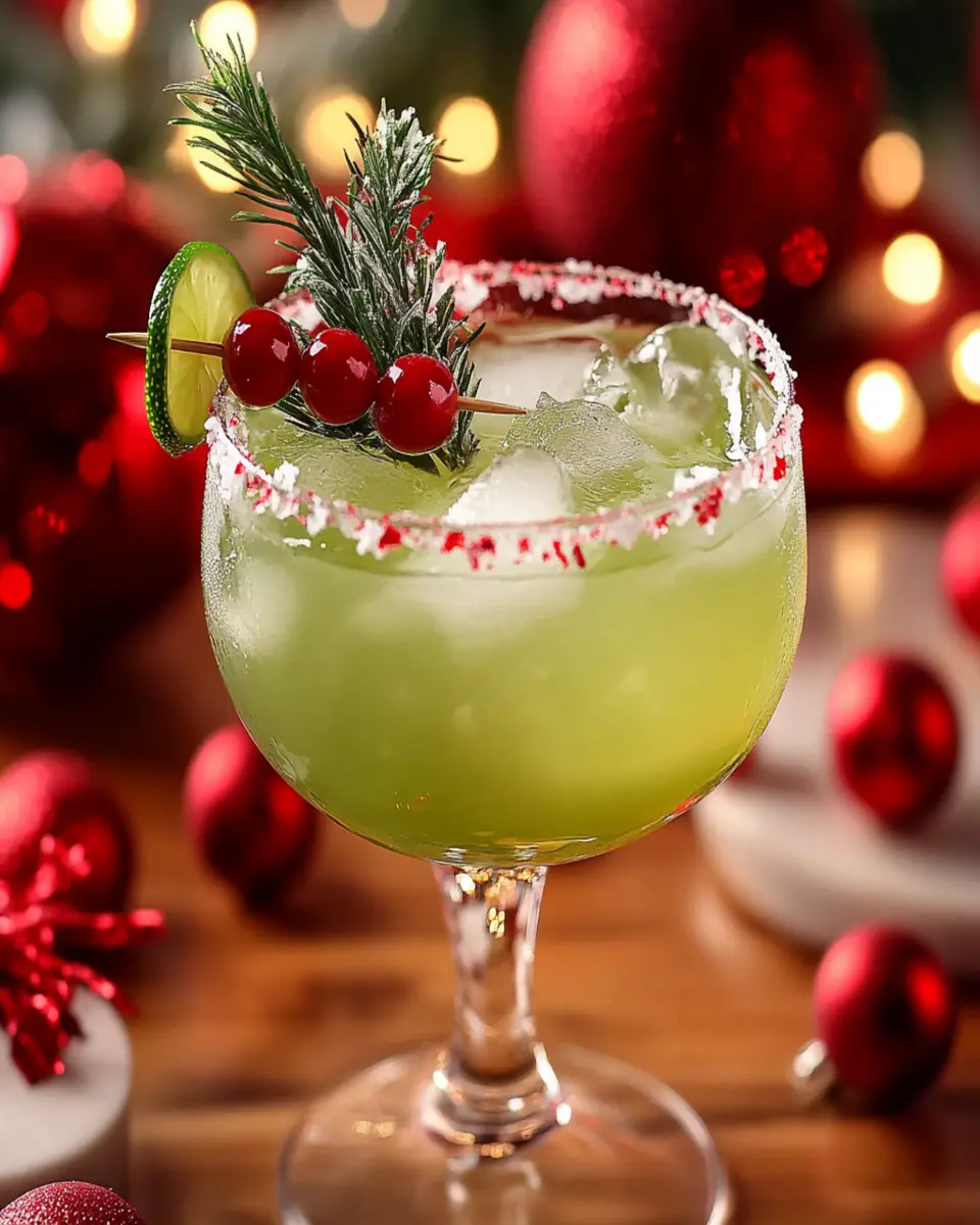 Festive Mistletoe Margarita Recipe – Cheers Without Alcohol! First Image First Image