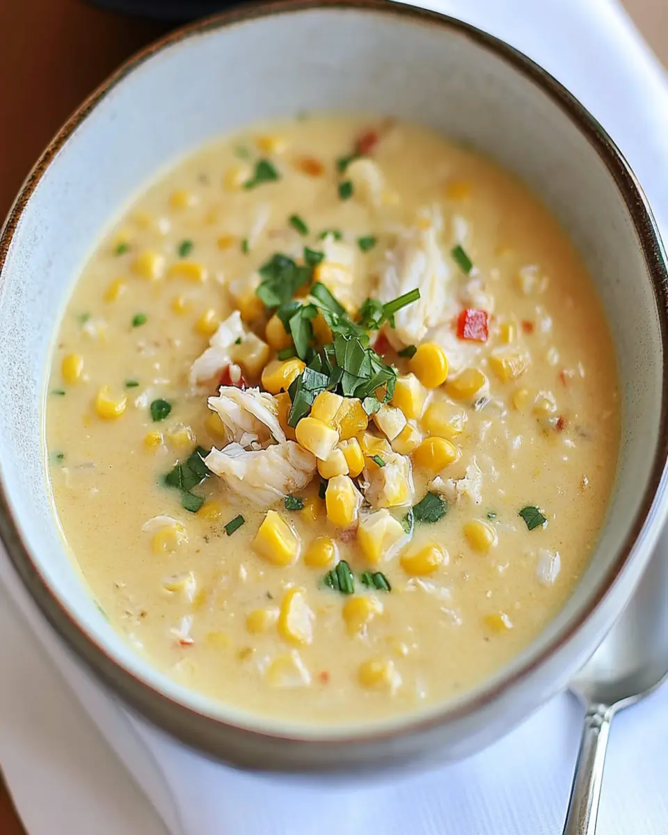 Crab and Corn Soup First Image First Image