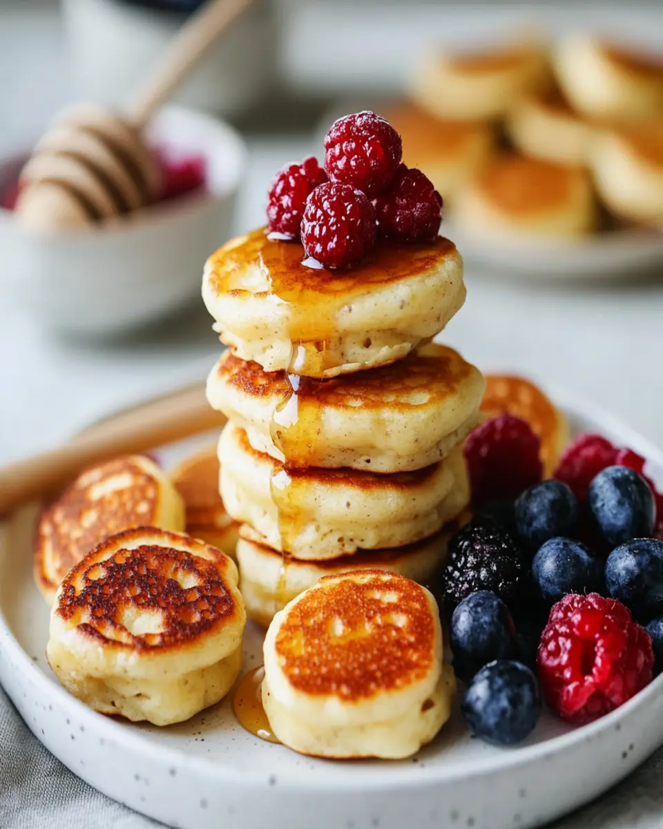 High Protein Cottage Cheese Pancake Bites for a Quick & Healthy Breakfast First Image First Image