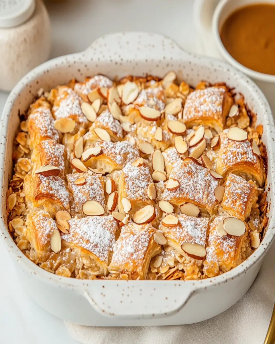 Almond Croissant Baked Oatmeal First Image First Image