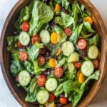 Simple Mixed Super Greens Salad with Lemon Dressing First Image First Image