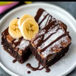 Decadent Banana Bread Brownies for Your Sweet Tooth Cravings First Image First Image