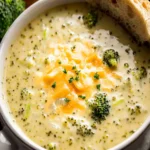 Crockpot Broccoli Cheddar Soup First Image First Image